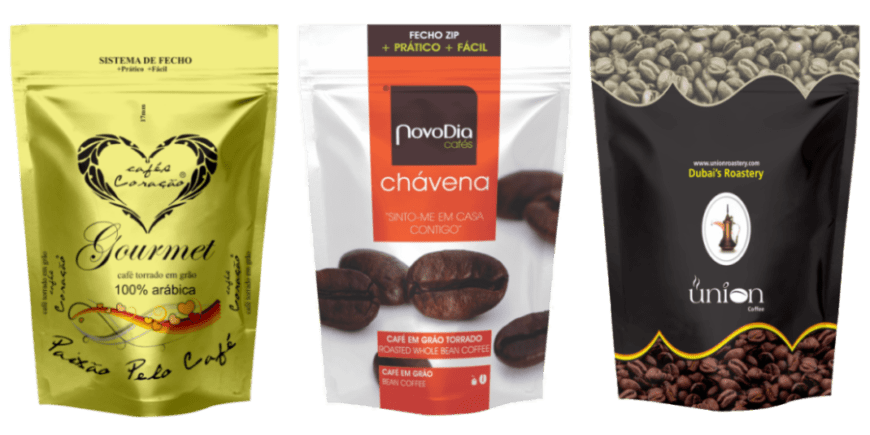 custom printed stand up pouches