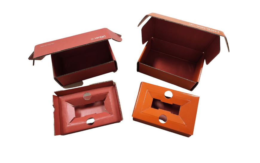 corrugated box inserts with digital and flexo print