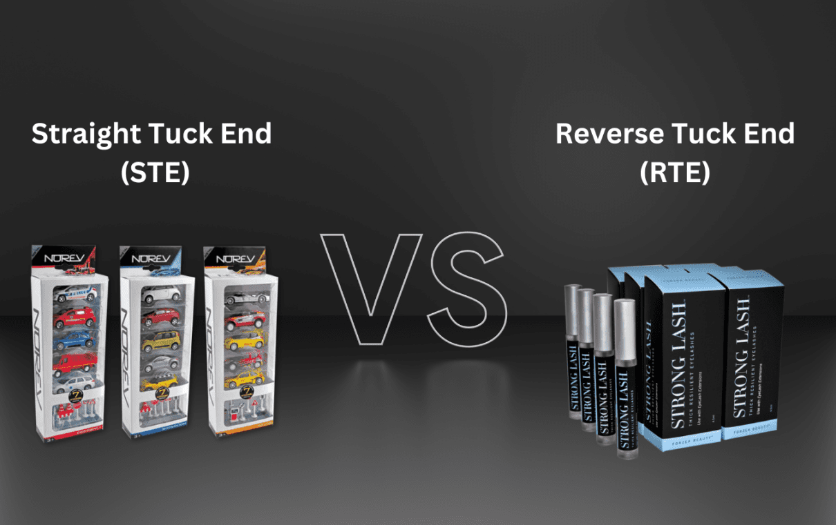 Choosing the Right Folding Carton: Straight Tuck End vs. Reverse Tuck