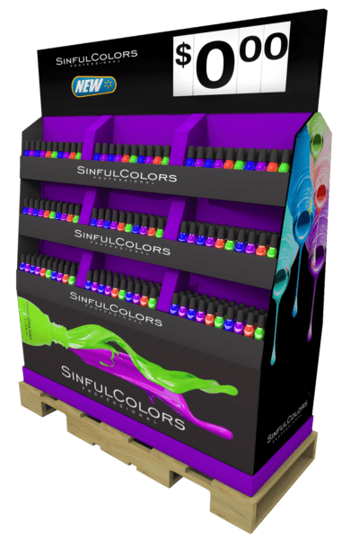 custom pallet display